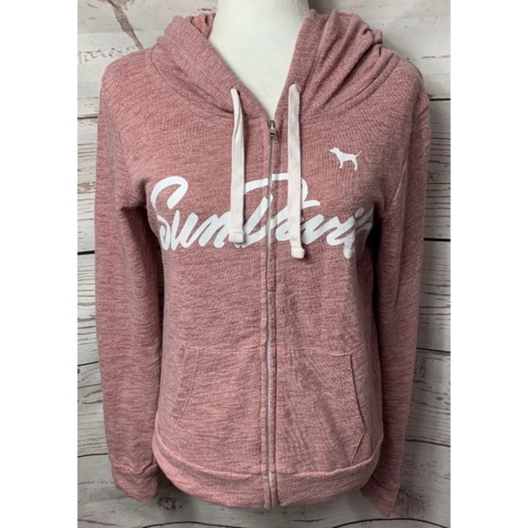 NWOT VS PINK Arizona Sun Devils Full Zip Hoodie - Picture 1 of 5